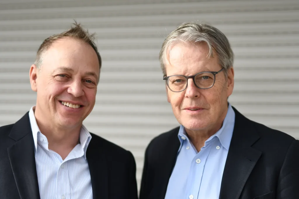Sebastian Fruchtzweig und Jörg Fischer, Gründer von SolonOS